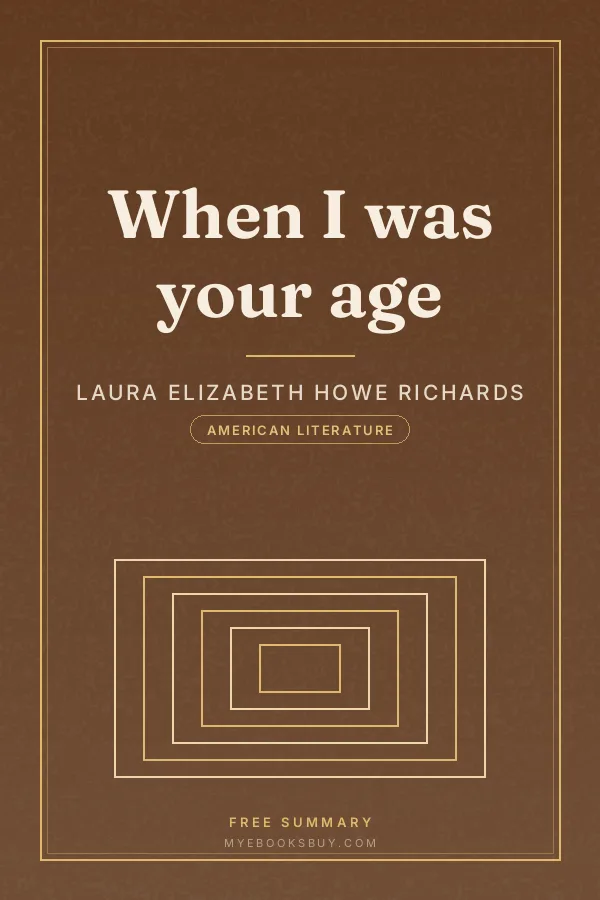 Cover of When I was your age