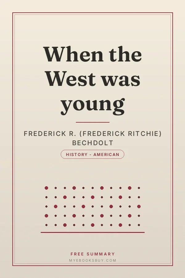Cover of When the West was young