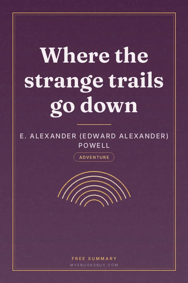 Cover of Where the strange trails go down