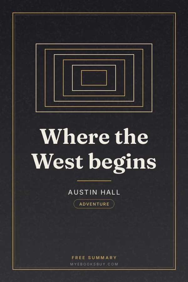 Cover of Where the West begins