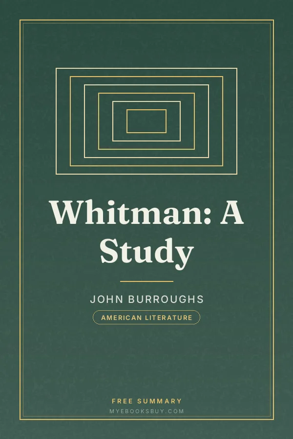 Cover of Whitman: A Study