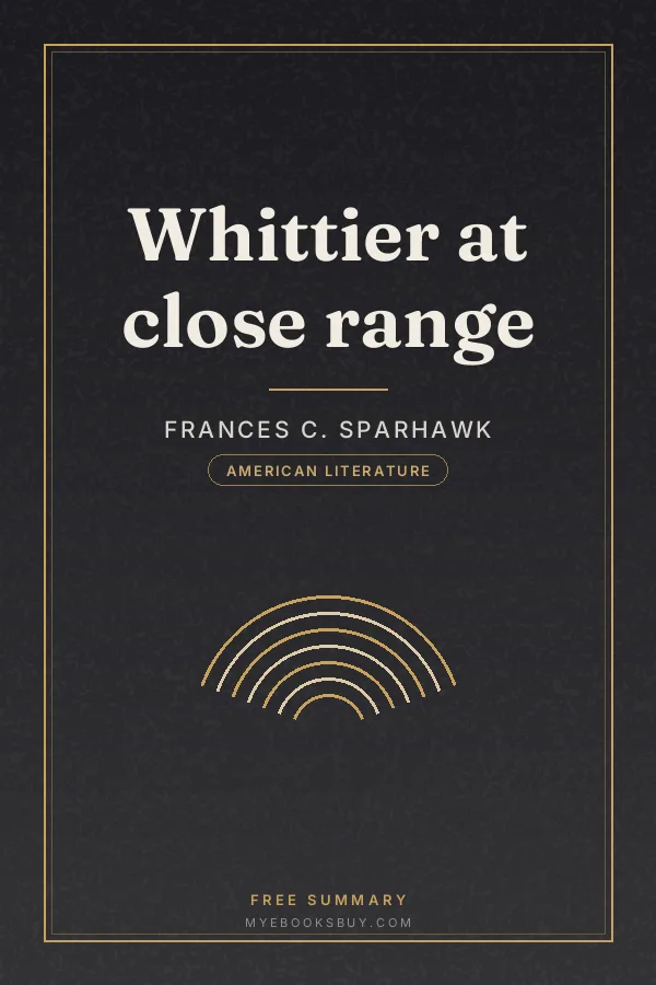 Cover of Whittier at close range