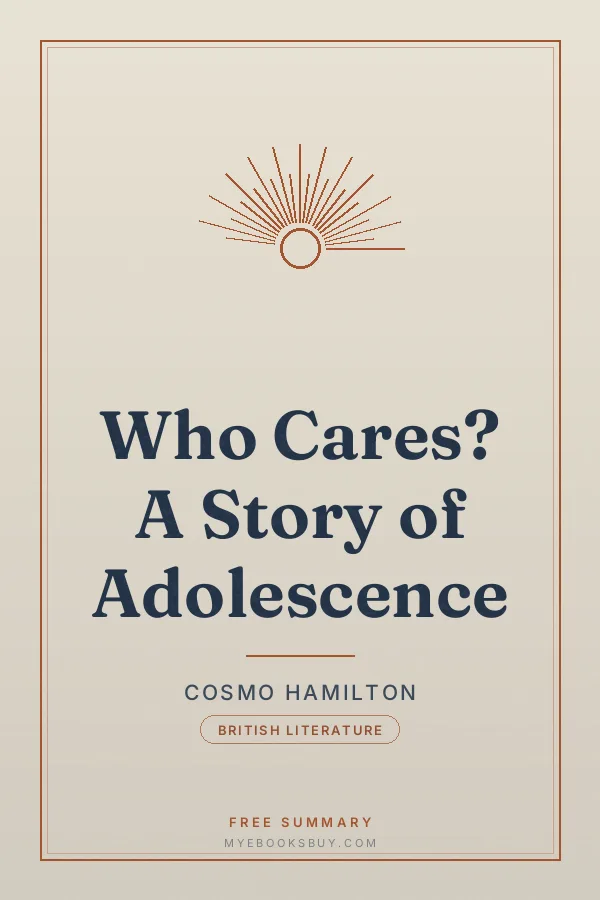 Cover of Who Cares? A Story of Adolescence