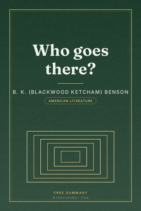Cover of Who goes there?
