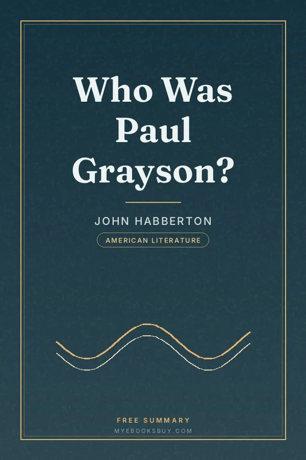 Cover of Who Was Paul Grayson?