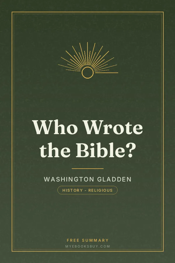 Cover of Who Wrote the Bible?