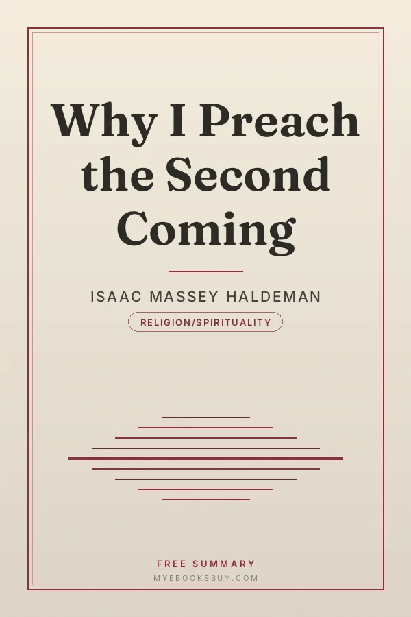 Cover of Why I Preach the Second Coming