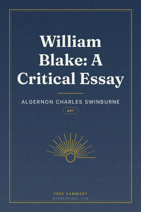 Cover of William Blake: A Critical Essay