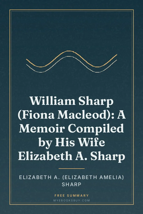 Cover of William Sharp (Fiona Macleod): A Memoir Compiled by His Wife Elizabeth A. Sharp