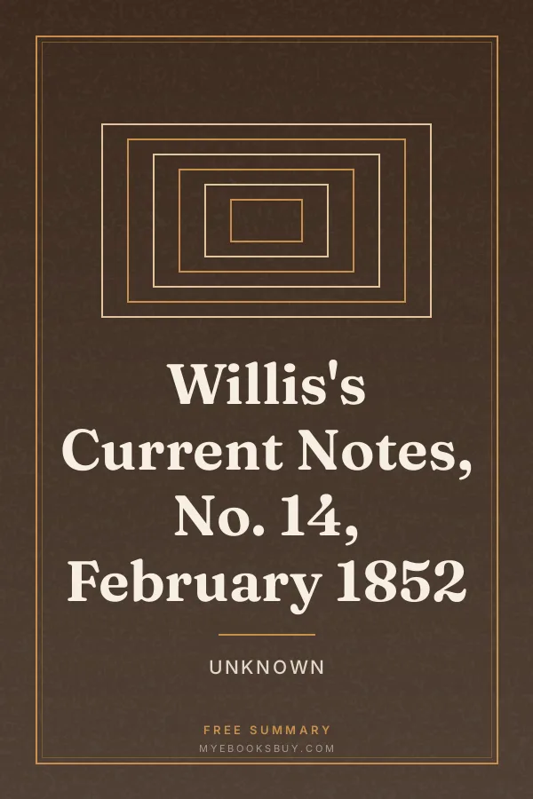 Cover of Willis's Current Notes, No. 14, February 1852