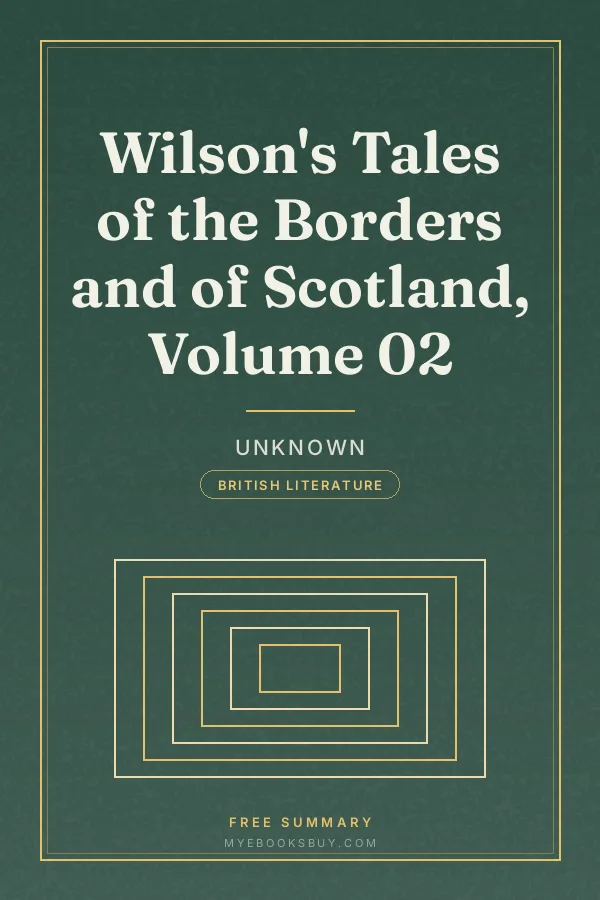 Cover of Wilson's Tales of the Borders and of Scotland, Volume 02