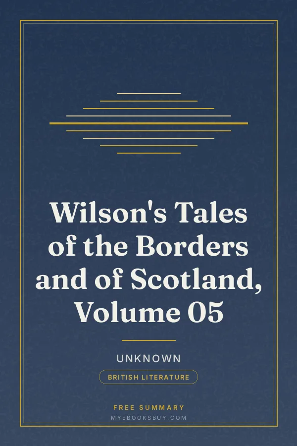 Cover of Wilson's Tales of the Borders and of Scotland, Volume 05