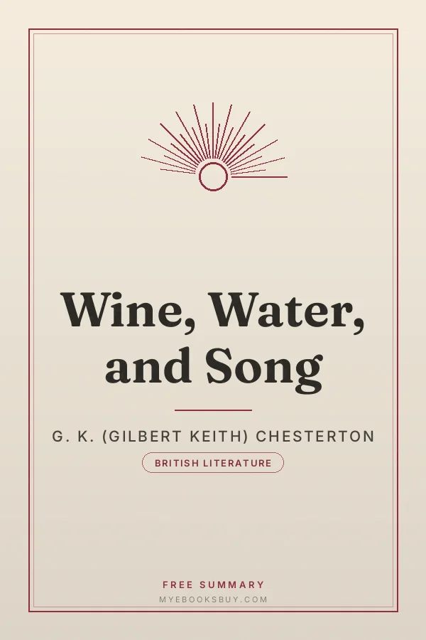 Cover of Wine, Water, and Song
