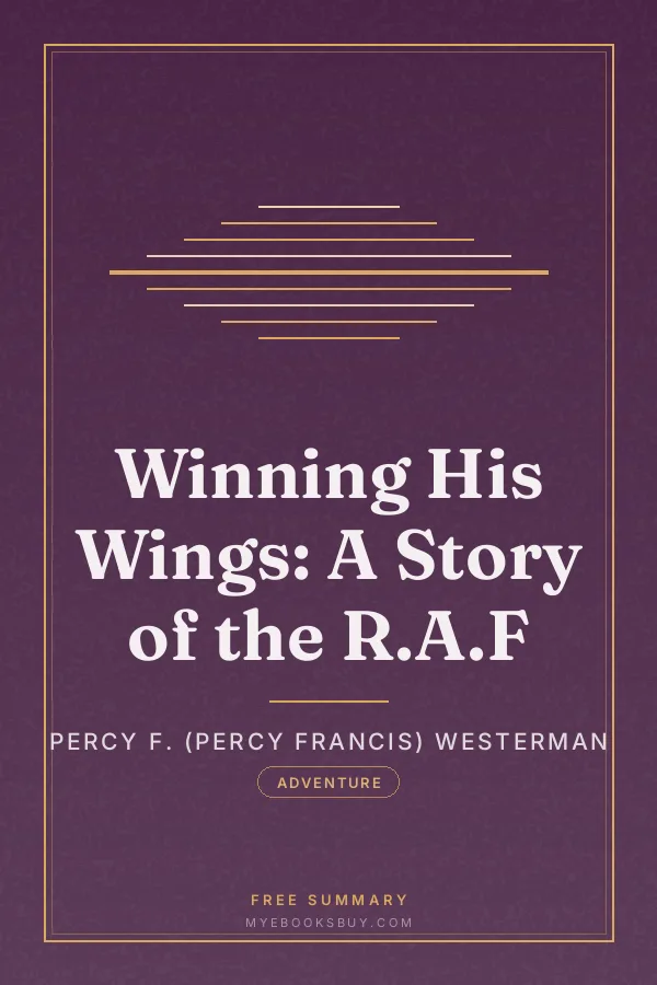 Cover of Winning His Wings: A Story of the R.A.F