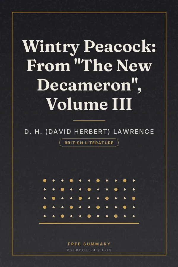 Cover of Wintry Peacock: From "The New Decameron", Volume III