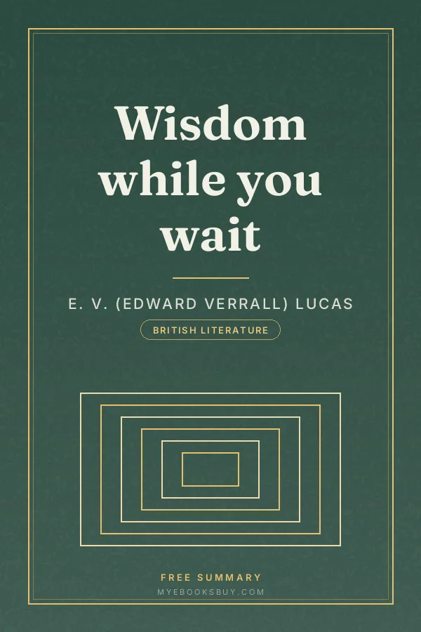 Cover of Wisdom while you wait