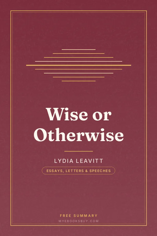 Cover of Wise or Otherwise