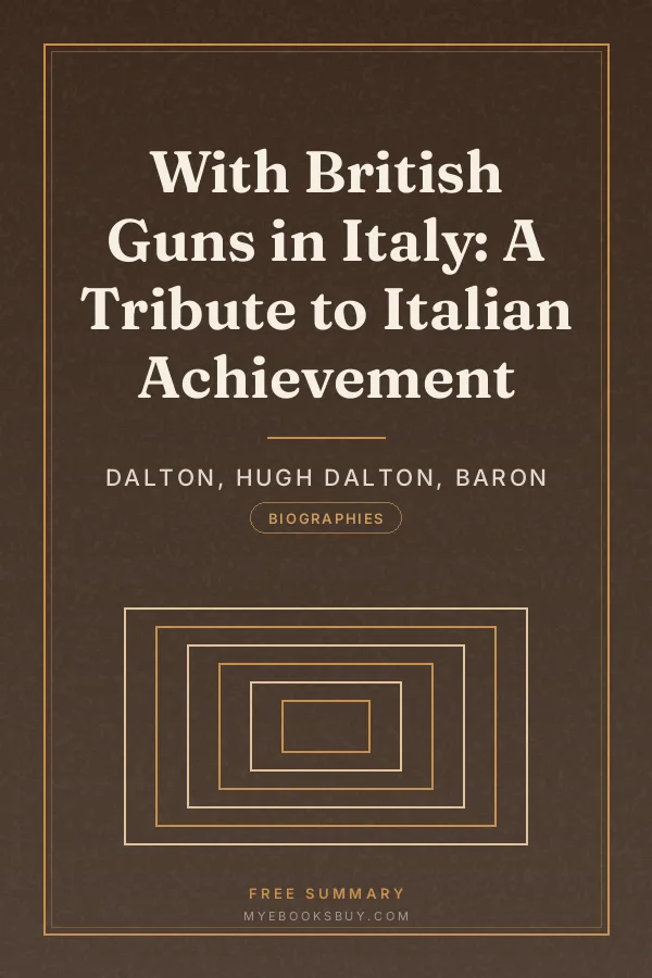 Cover of With British Guns in Italy: A Tribute to Italian Achievement