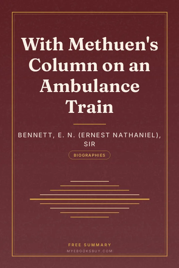 Cover of With Methuen's Column on an Ambulance Train