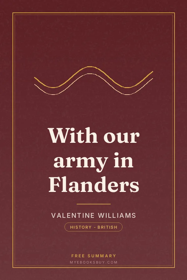 Cover of With our army in Flanders