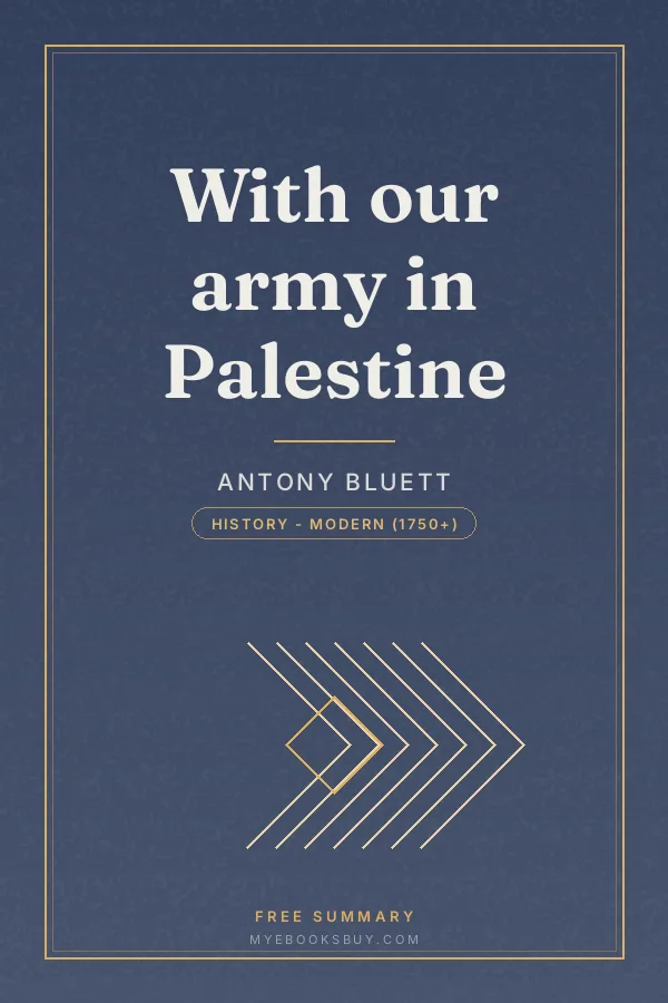 Cover of With our army in Palestine