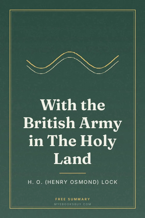 Cover of With the British Army in The Holy Land