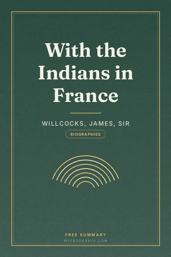 Cover of With the Indians in France