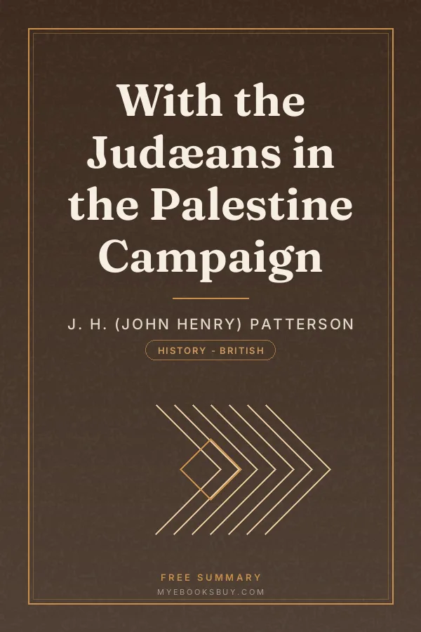 Cover of With the Judæans in the Palestine Campaign