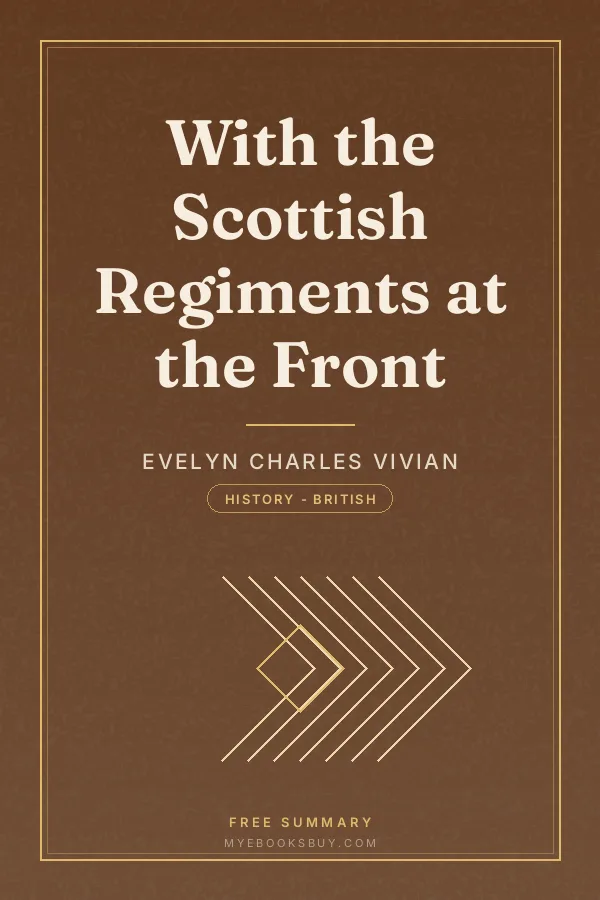 Cover of With the Scottish Regiments at the Front