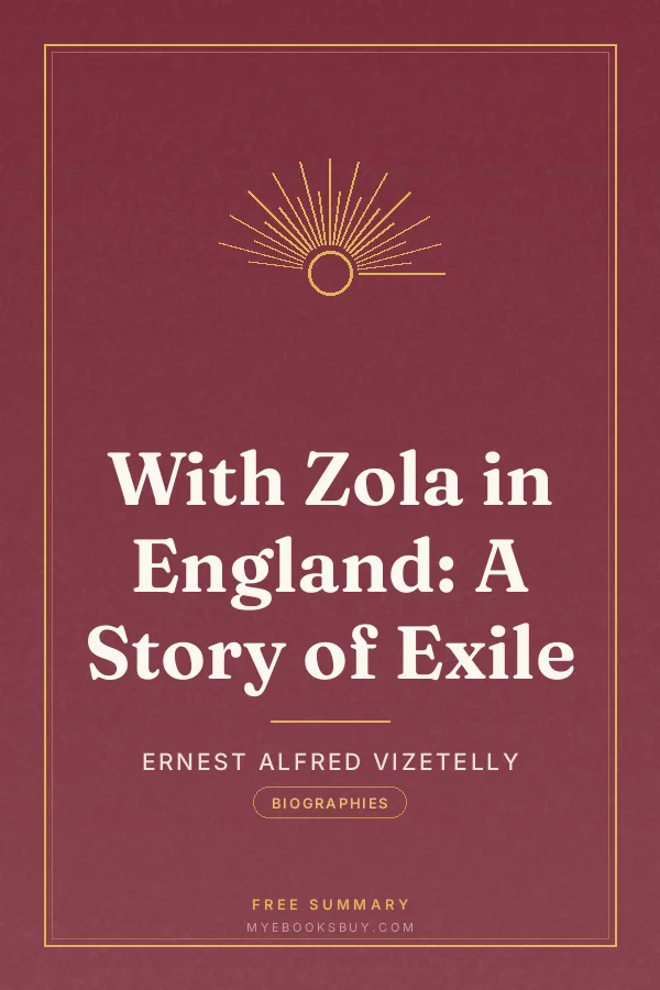 Cover of With Zola in England: A Story of Exile