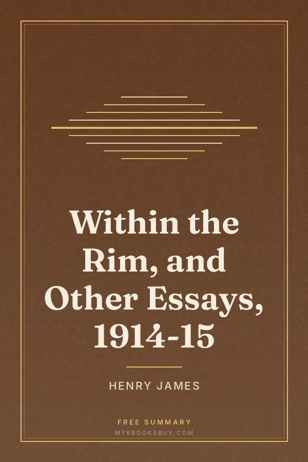 Cover of Within the Rim, and Other Essays, 1914-15