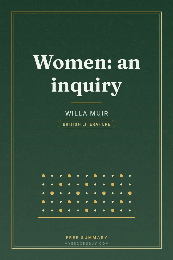 Cover of Women: an inquiry
