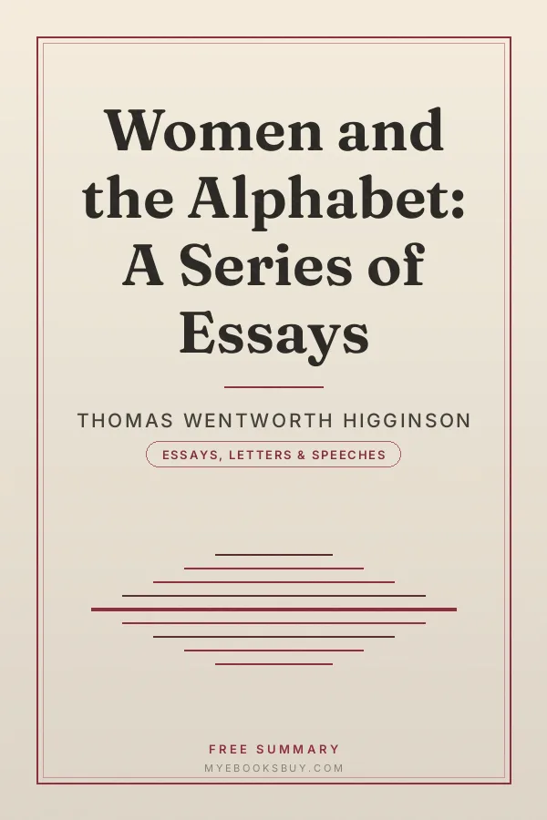 Cover of Women and the Alphabet: A Series of Essays