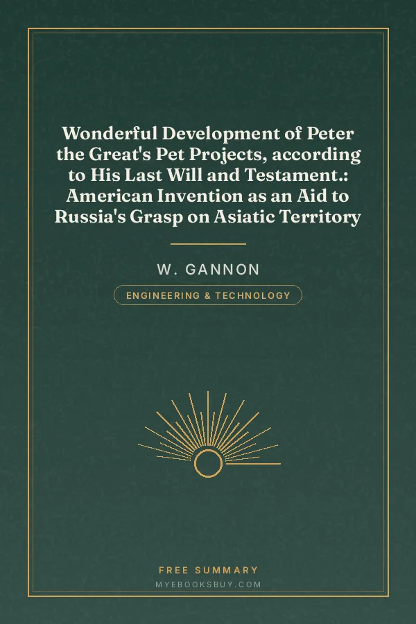 Cover of Wonderful Development of Peter the Great's Pet Projects, according to His Last Will and Testament.: American Invention as an Aid to Russia's Grasp on Asiatic Territory