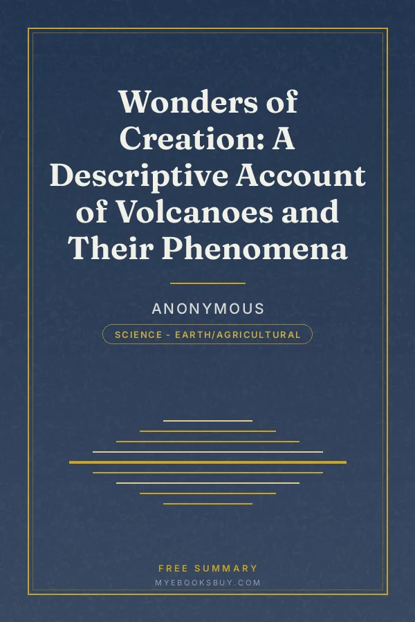 Cover of Wonders of Creation: A Descriptive Account of Volcanoes and Their Phenomena