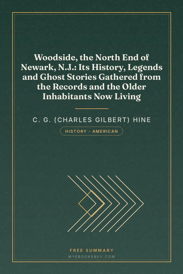Cover of Woodside, the North End of Newark, N.J.: Its History, Legends and Ghost Stories Gathered from the Records and the Older Inhabitants Now Living