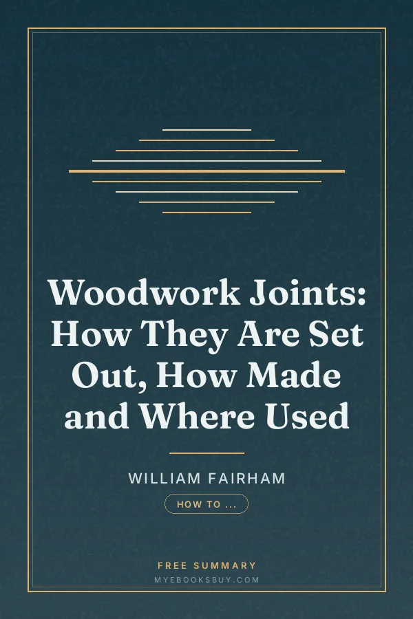 Cover of Woodwork Joints: How They Are Set Out, How Made and Where Used