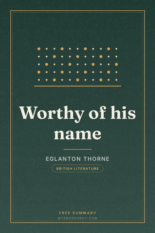 Cover of Worthy of his name