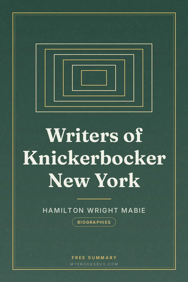 Cover of Writers of Knickerbocker New York