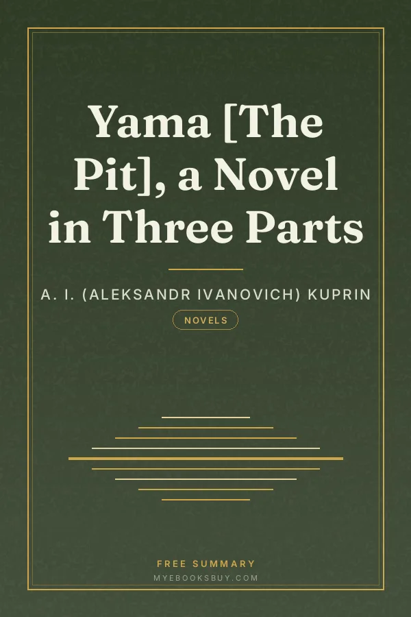 Cover of Yama [The Pit], a Novel in Three Parts