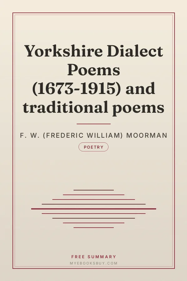 Cover of Yorkshire Dialect Poems (1673-1915) and traditional poems