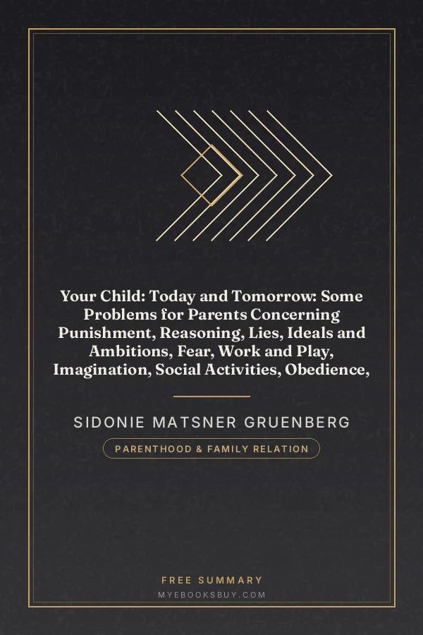 Cover of Your Child: Today and Tomorrow: Some Problems for Parents Concerning Punishment, Reasoning, Lies, Ideals and Ambitions, Fear, Work and Play, Imagination, Social Activities, Obedience, Adolescence, Will, Heredity